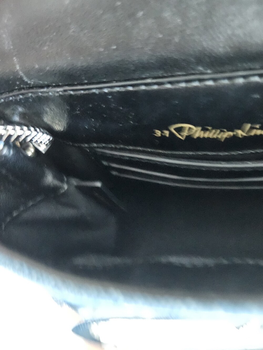 3.1 Fhillip Lim Denim Mini  Alix Crossbody Bag with Silver Chain - Picture 13 of 13